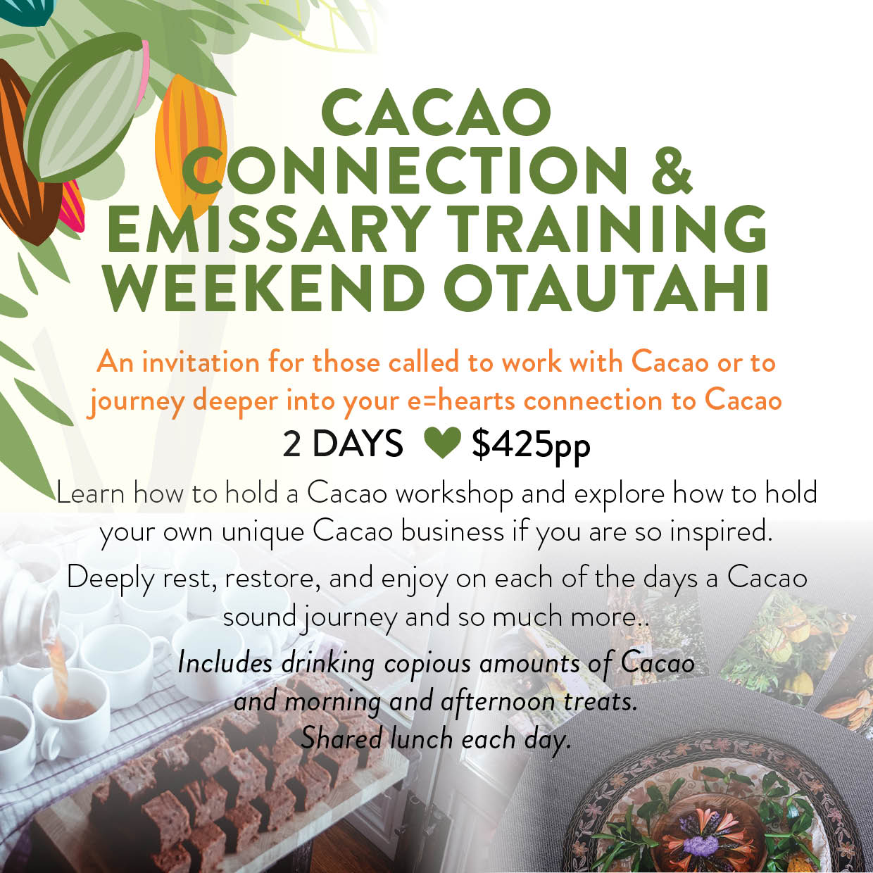 Cacao Connection and Emissary training Weekend Otautahi